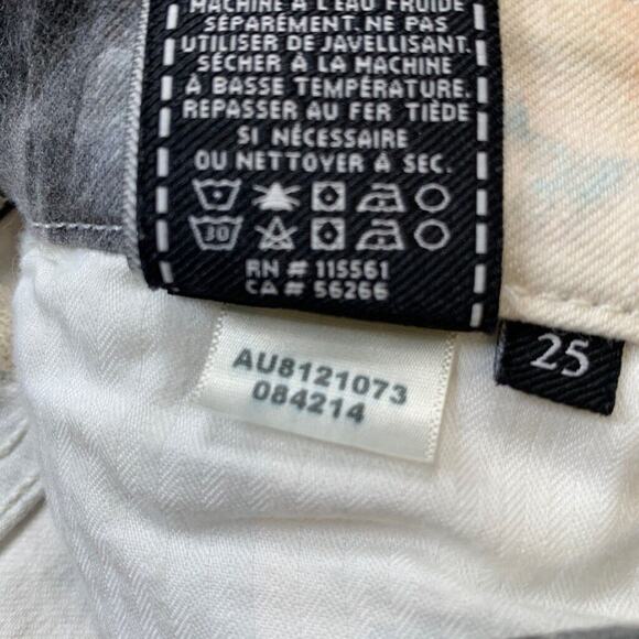 7 For All Mankind Pants Womens 25 Multi Floral Starlight Ankle Skinny Jeans - Picture 8 of 10